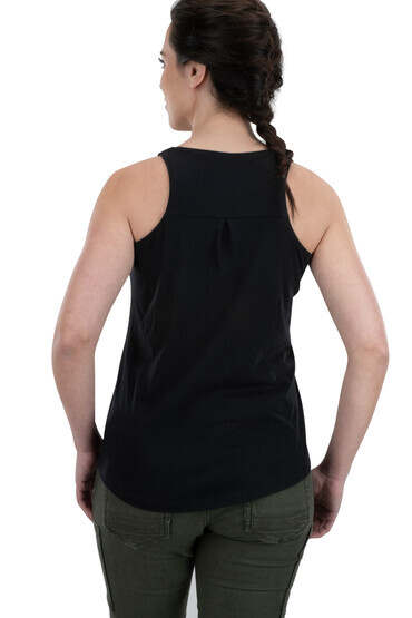 Guardian Womens tank top in black from back